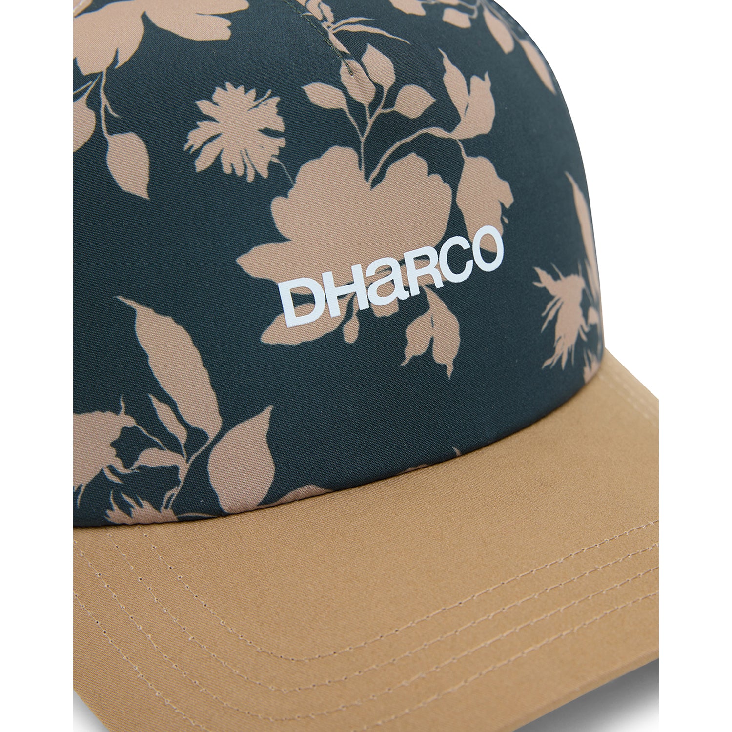 Casquette DHARCO CURVED PEAK TRUCKER Marron/Blanc - Image 2