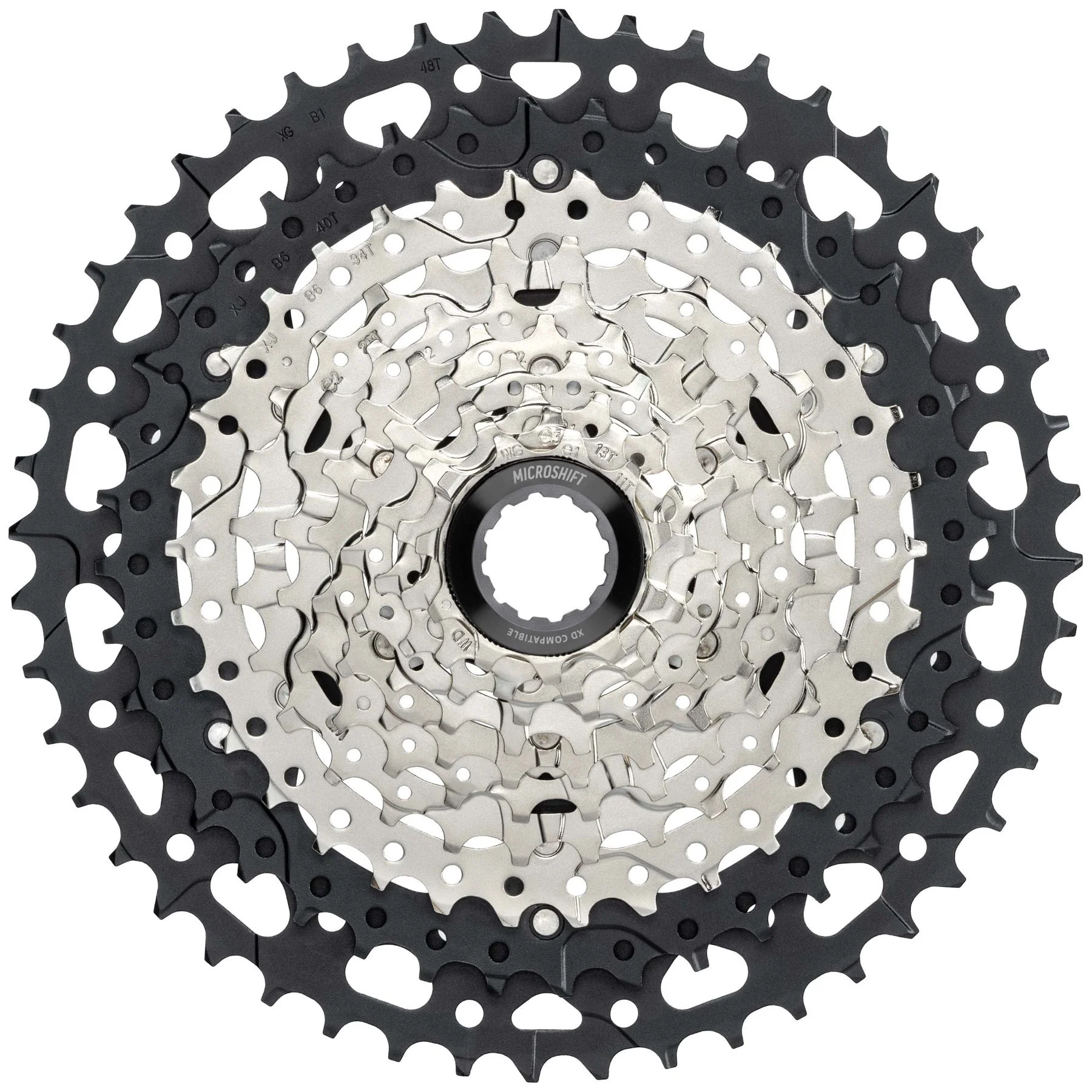 Cassette 10V MICROSHIFT ADVENT MX Black G-Series