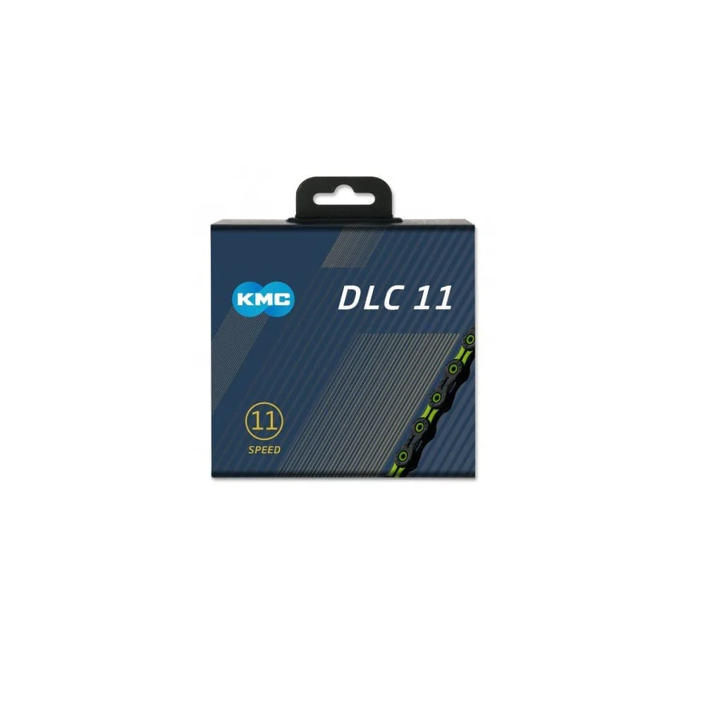Chaîne 11V KMC DLC11 Noir/Vert - Image 2
