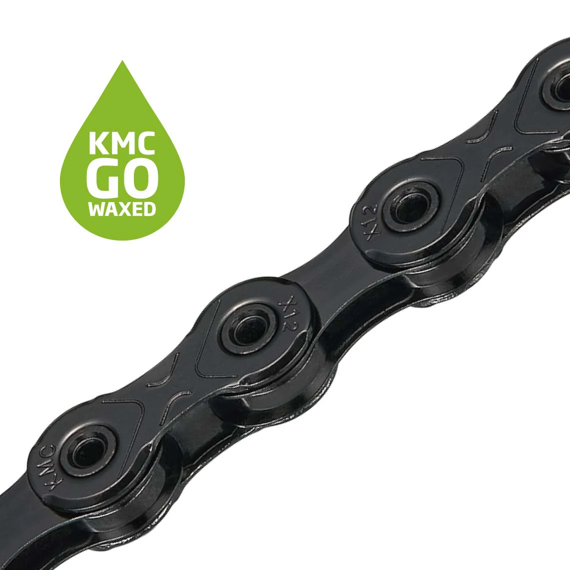 Chaîne 12V KMC DLC 12 Waxed Noir Ciré
