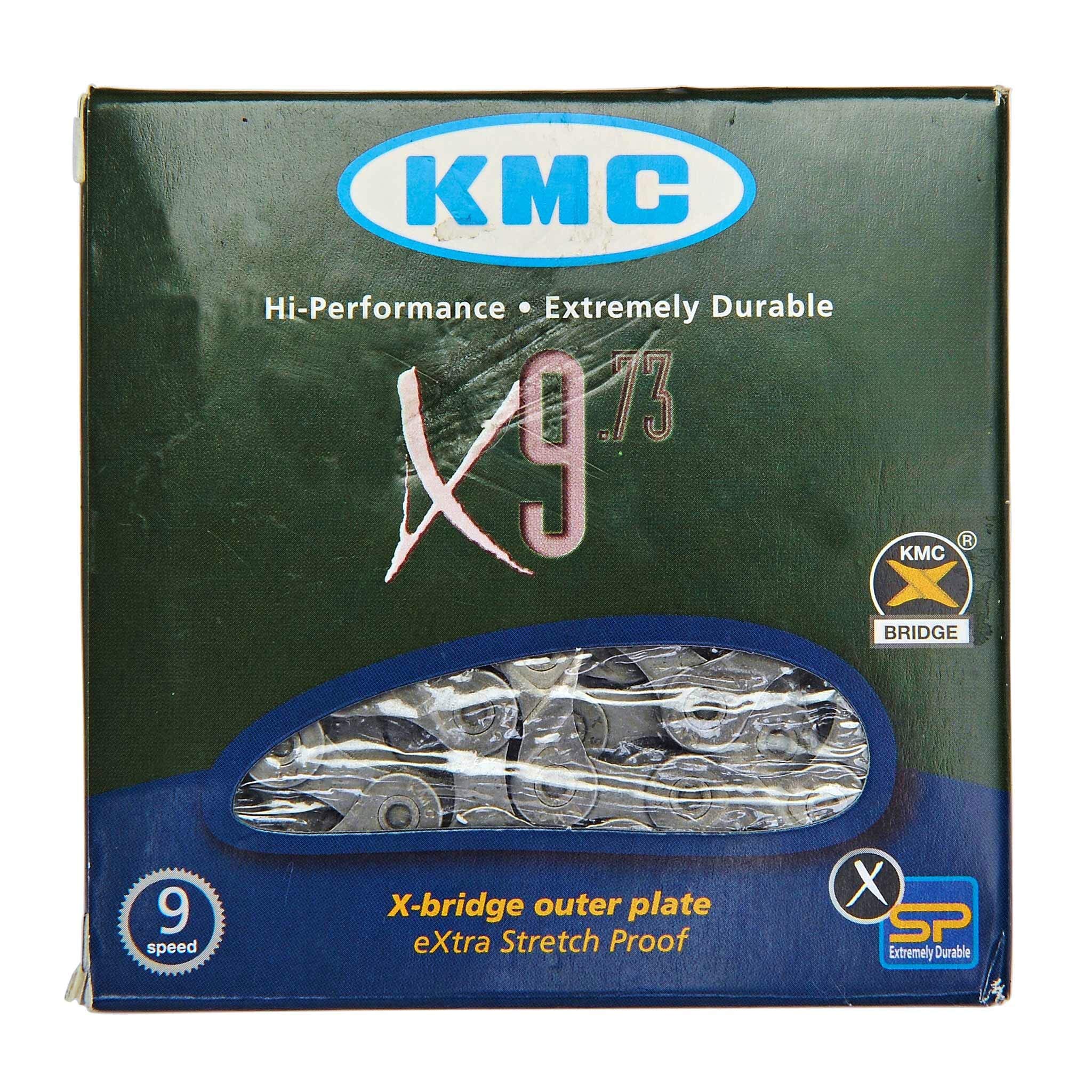 Chaîne 9V KMC X9 Gris - Image 2