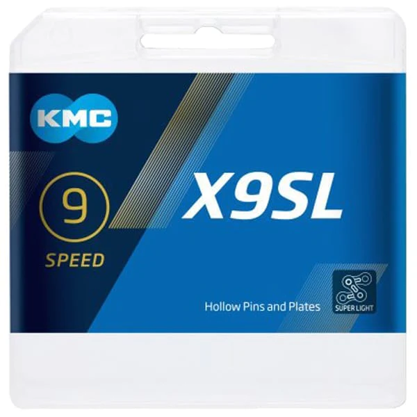 Chaîne 9V KMC X9SL Ti-N Or - Image 2