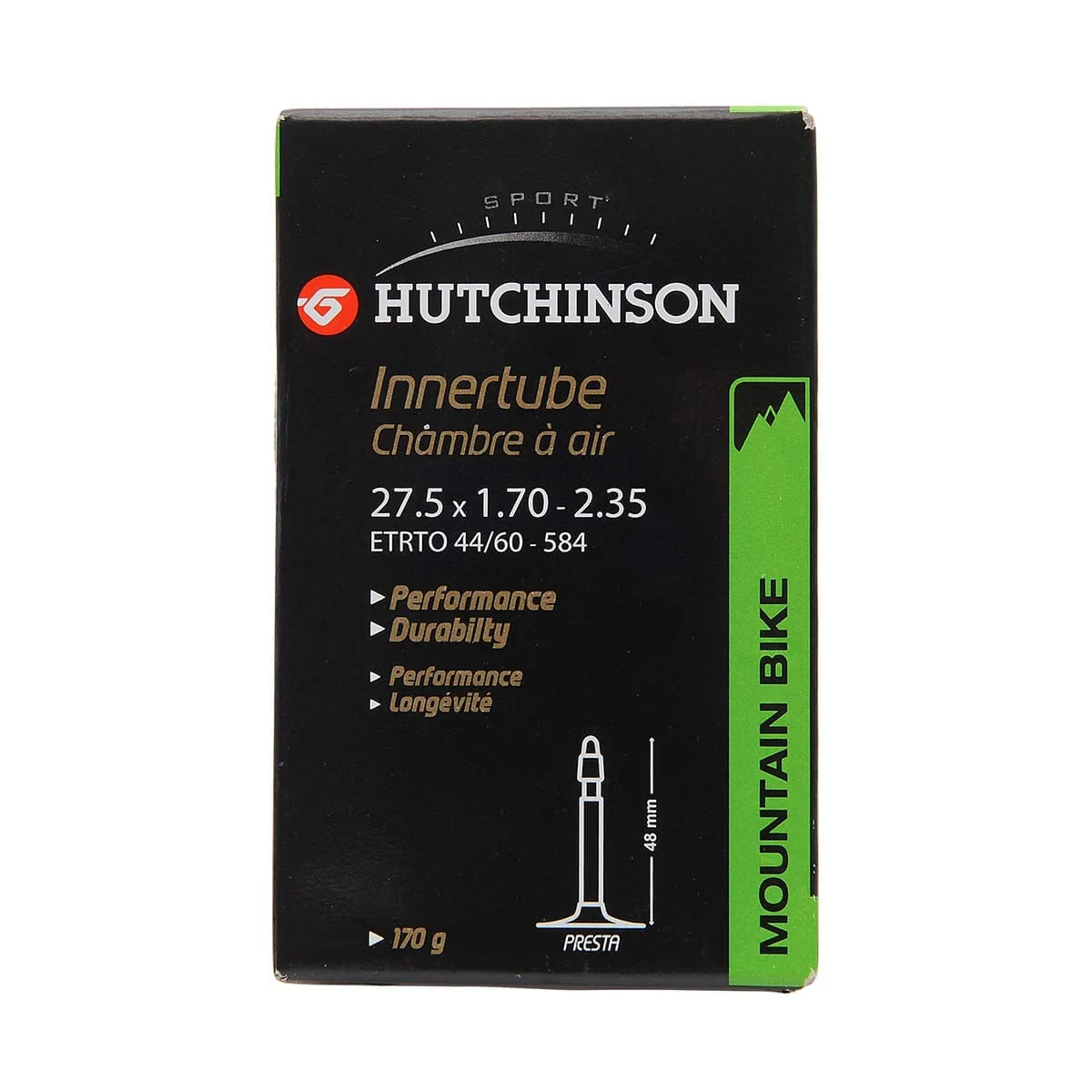 Chambre à Air HUTCHINSON 27.5x1.70 - 2.40 Presta 48mm