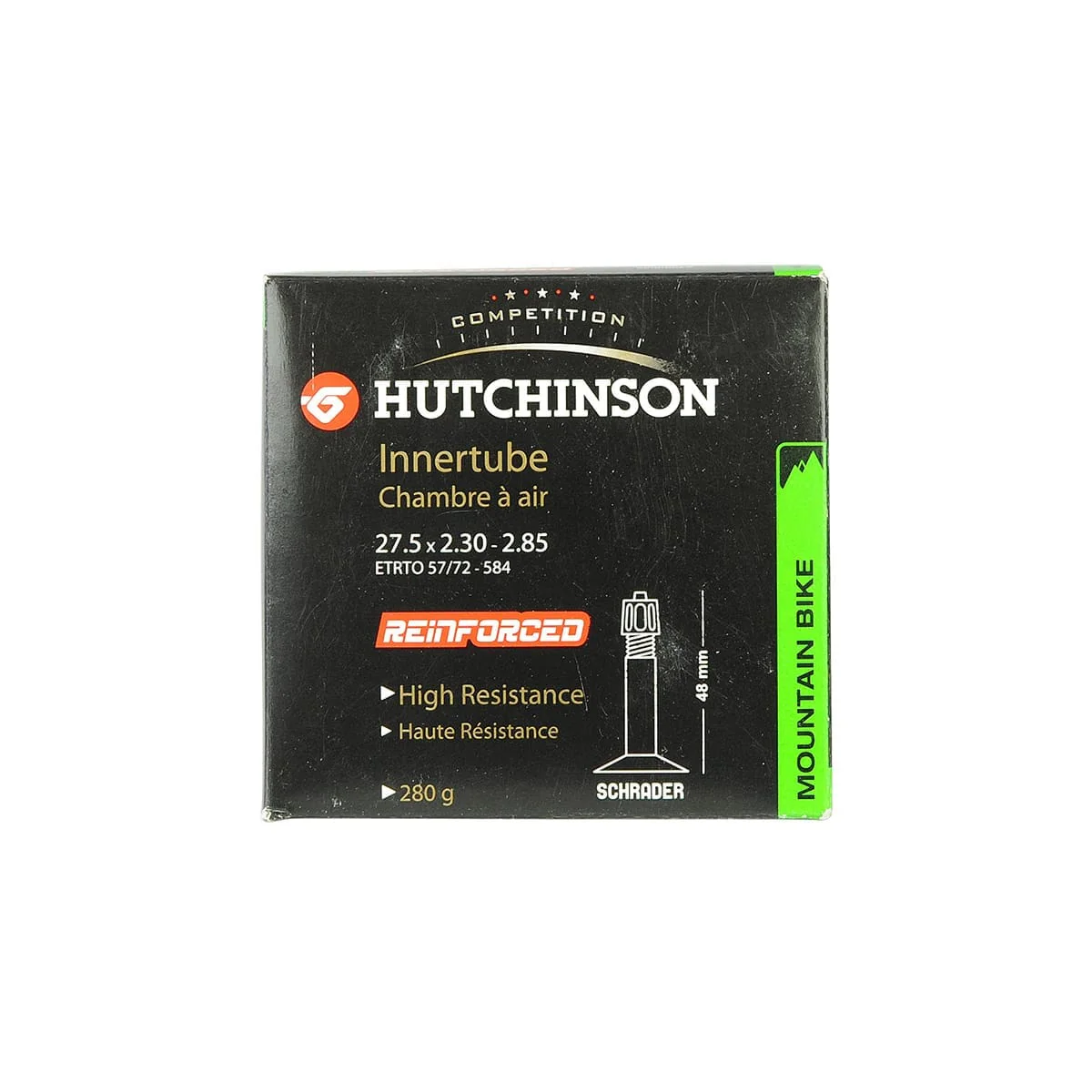Chambre à Air HUTCHINSON KOLOSS REINFORCED 27.5x2.30 - 2.85 Schrader 48mm
