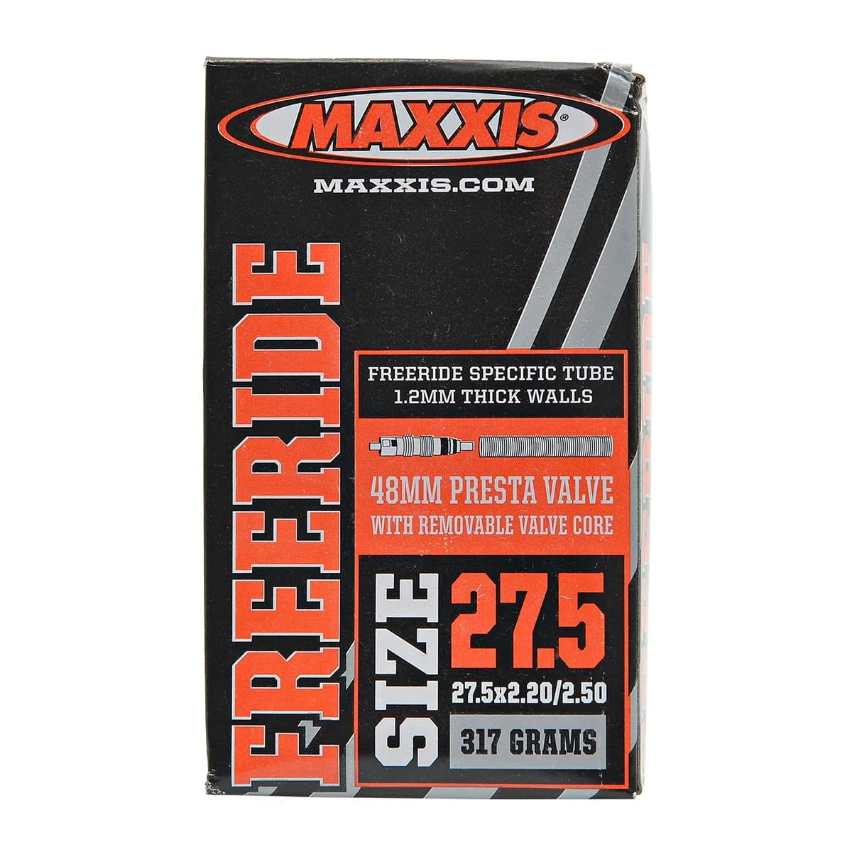 Chambre à air MAXXIS FREERIDE 27.5x2.2/2.5 Presta 48mm Noir