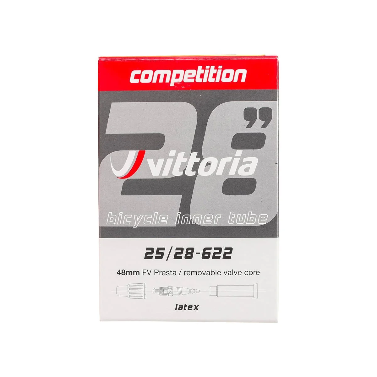 Chambre à Air VITTORIA COMPETITION LATEX 700x25/28c Valve