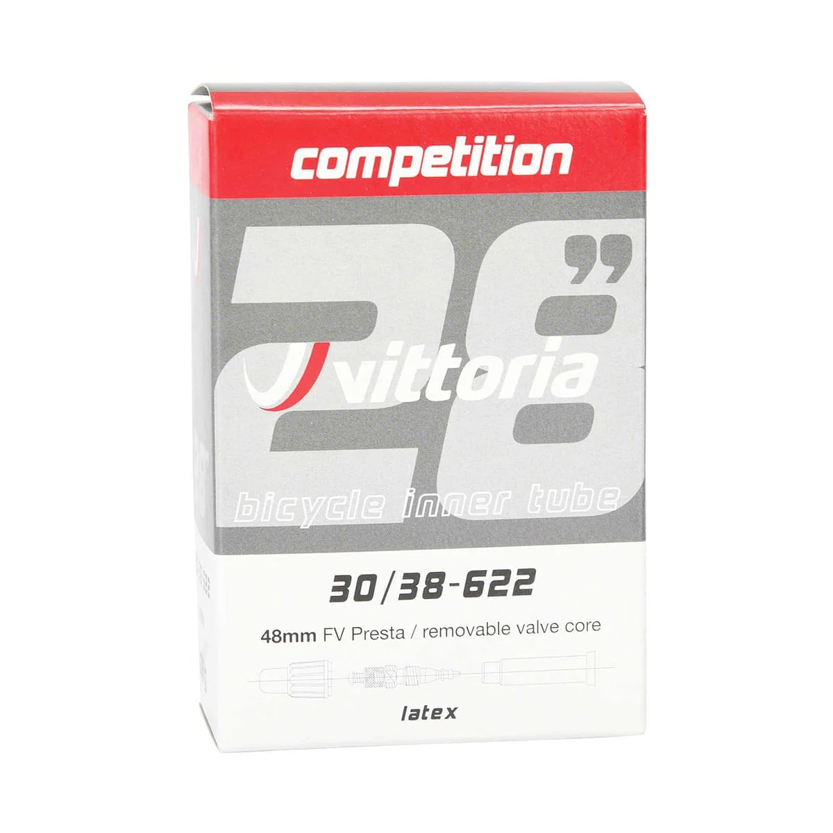 Chambre à Air VITTORIA COMPETITION LATEX 700x30/38c Presta