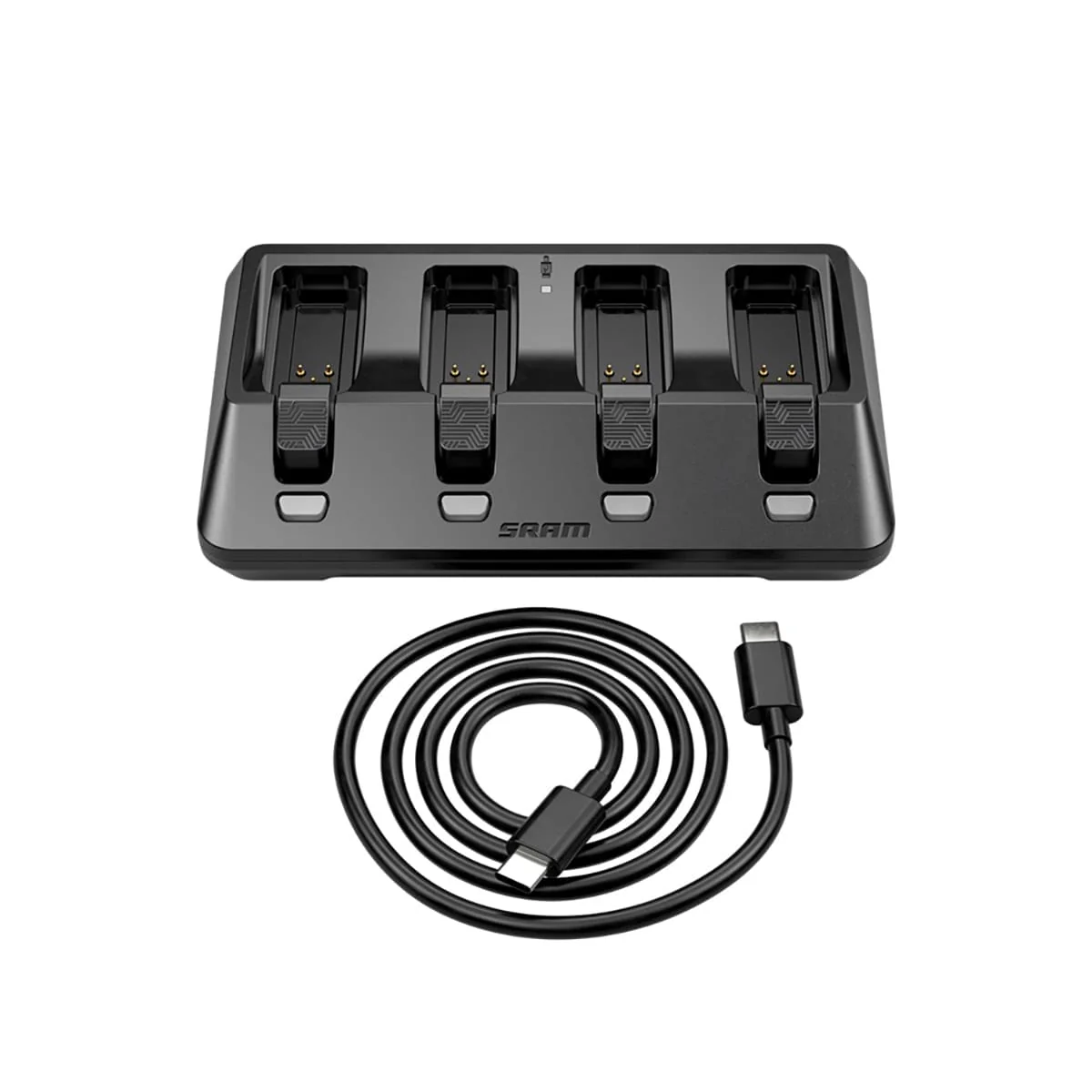 Chargeur de Batteries SRAM AXS 4 Ports Simultanés + Cordon USB-C - Image 2