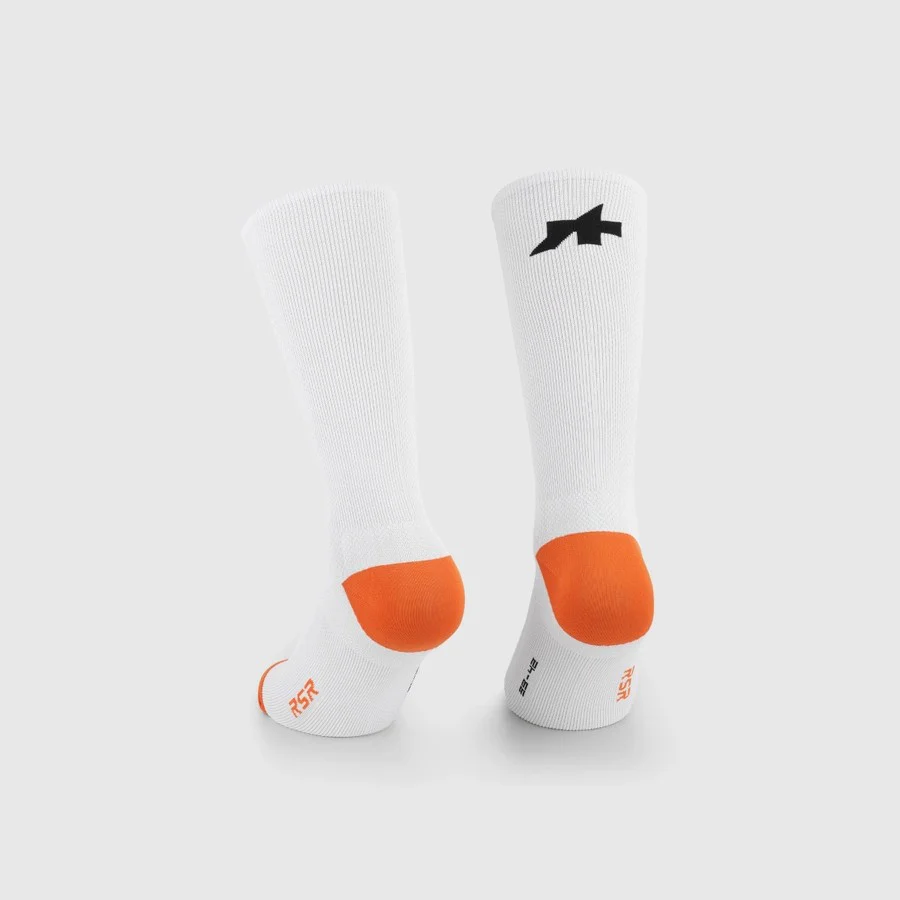 Chaussettes ASSOS RSR S11 Blanc - Image 2