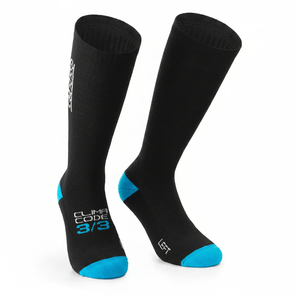 Chaussettes ASSOS ULTRAZ WINTER FUGU Noir