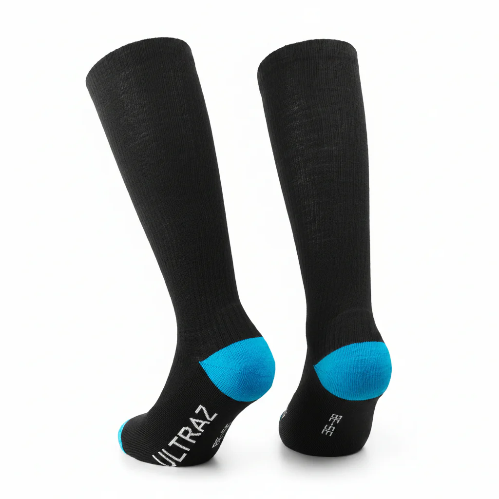 Chaussettes ASSOS ULTRAZ WINTER FUGU Noir - Image 2