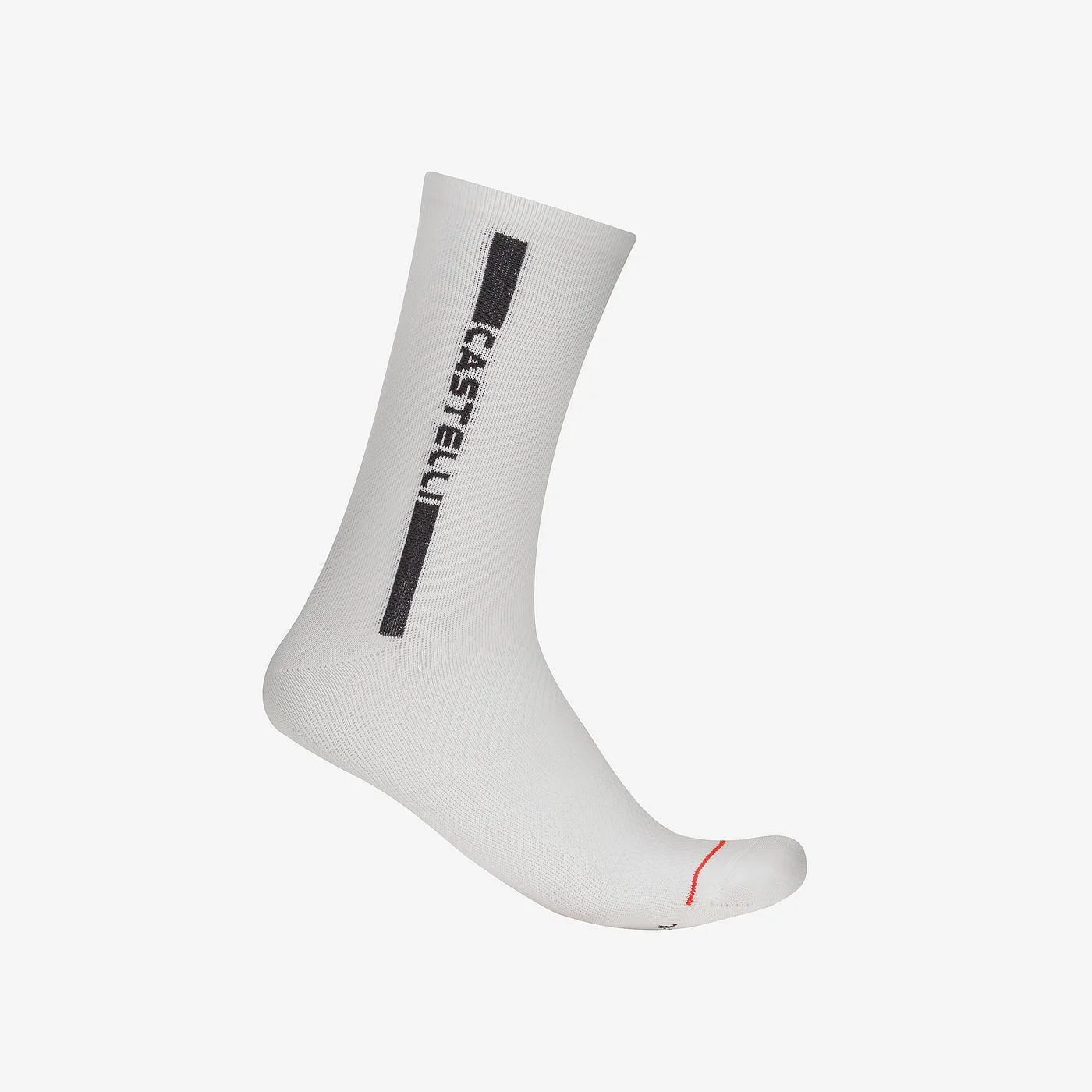 Chaussettes CASTELLI LINEA LOGO 15 Blanc/Noir