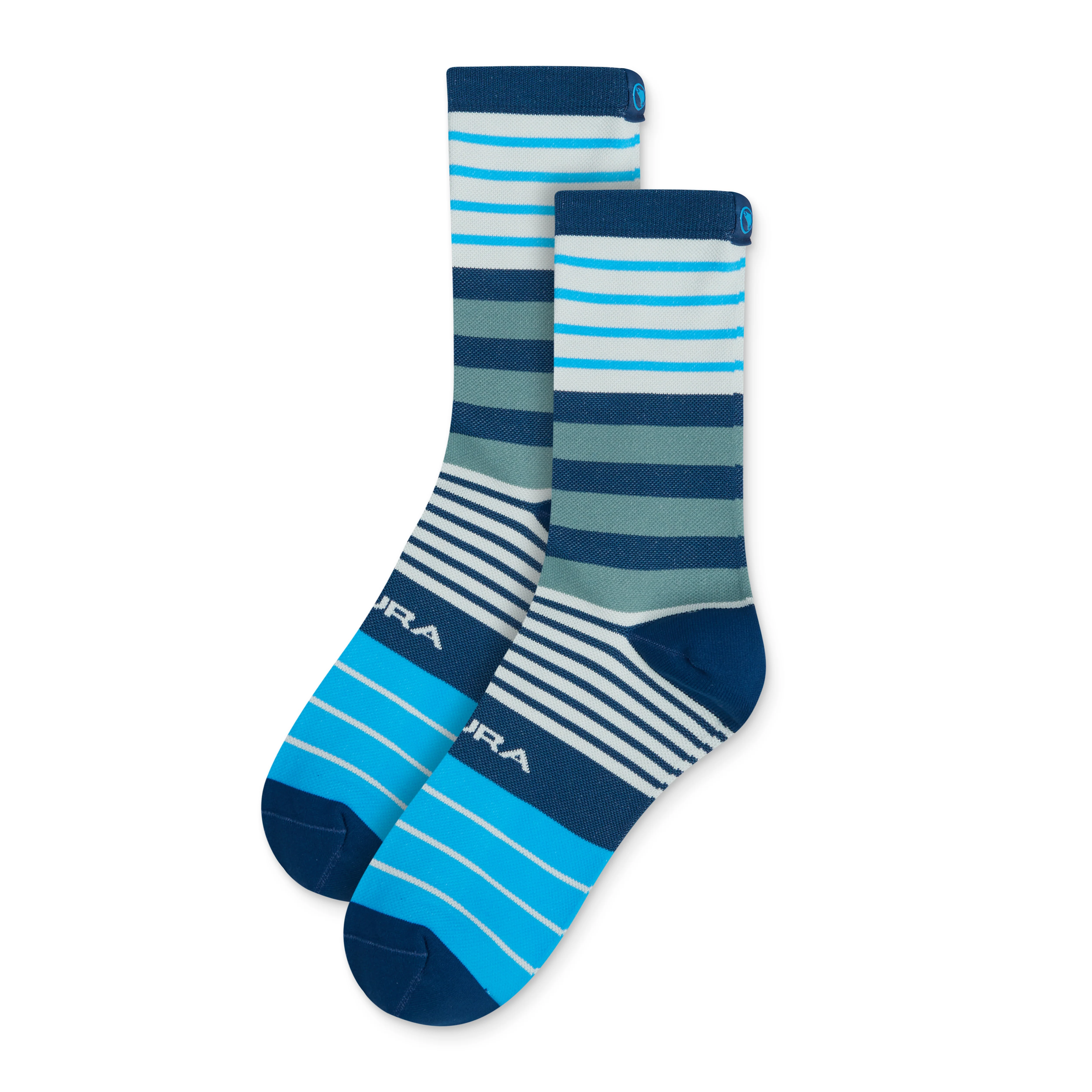 Chaussettes ENDURA BLOCK Bleu - Image 3