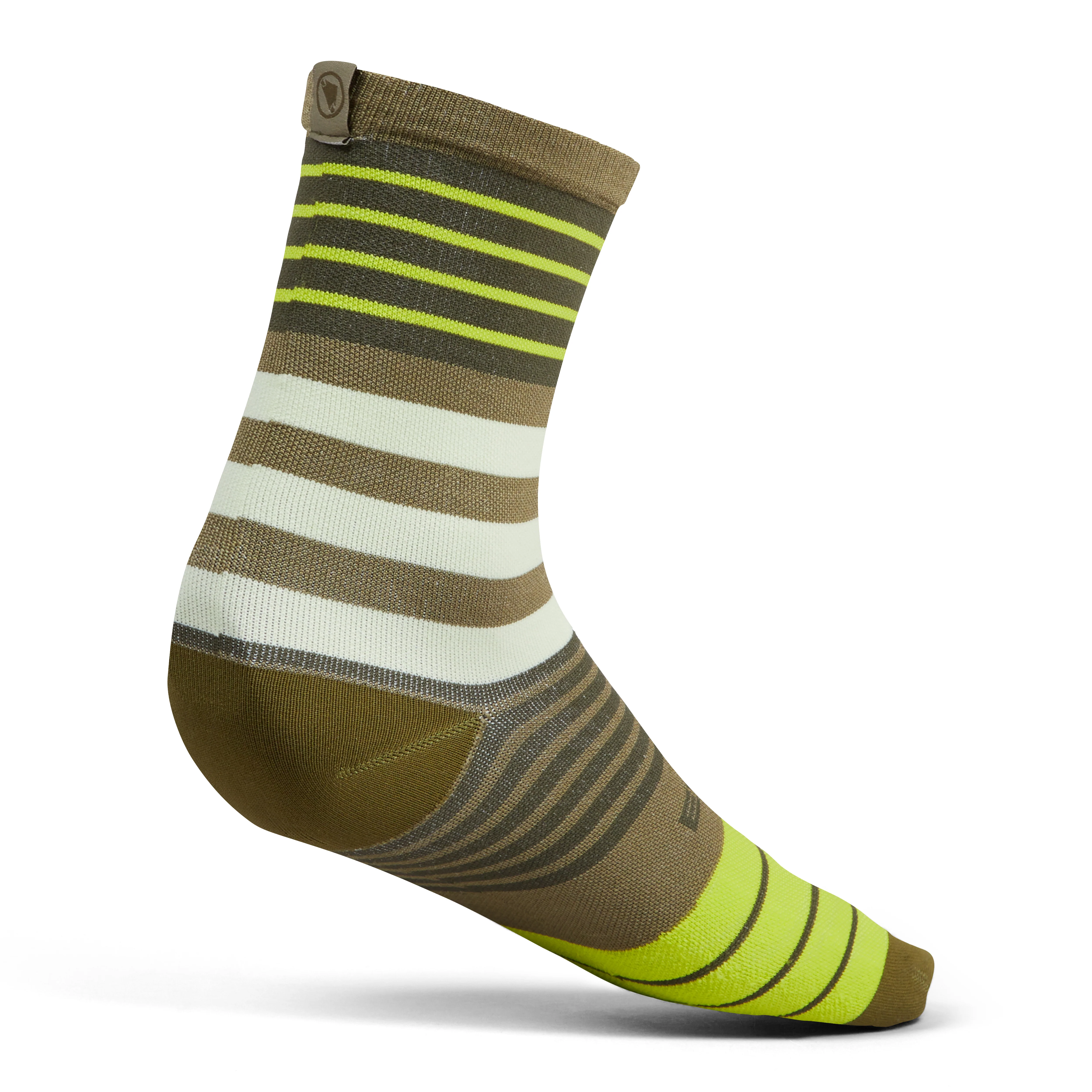 Chaussettes ENDURA BLOCK Vert - Image 2
