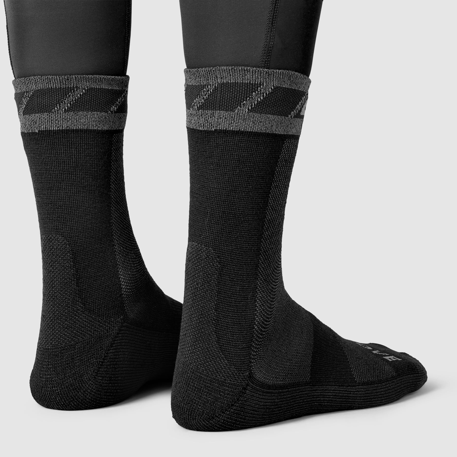 Chaussettes GRIPGRAB Merino Hiver Noir - Image 3