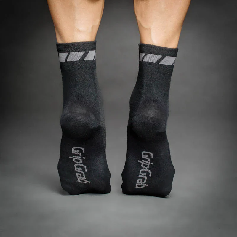 Chaussettes GRIPGRAB MERINO REGALAR Noir (x3) - Image 5