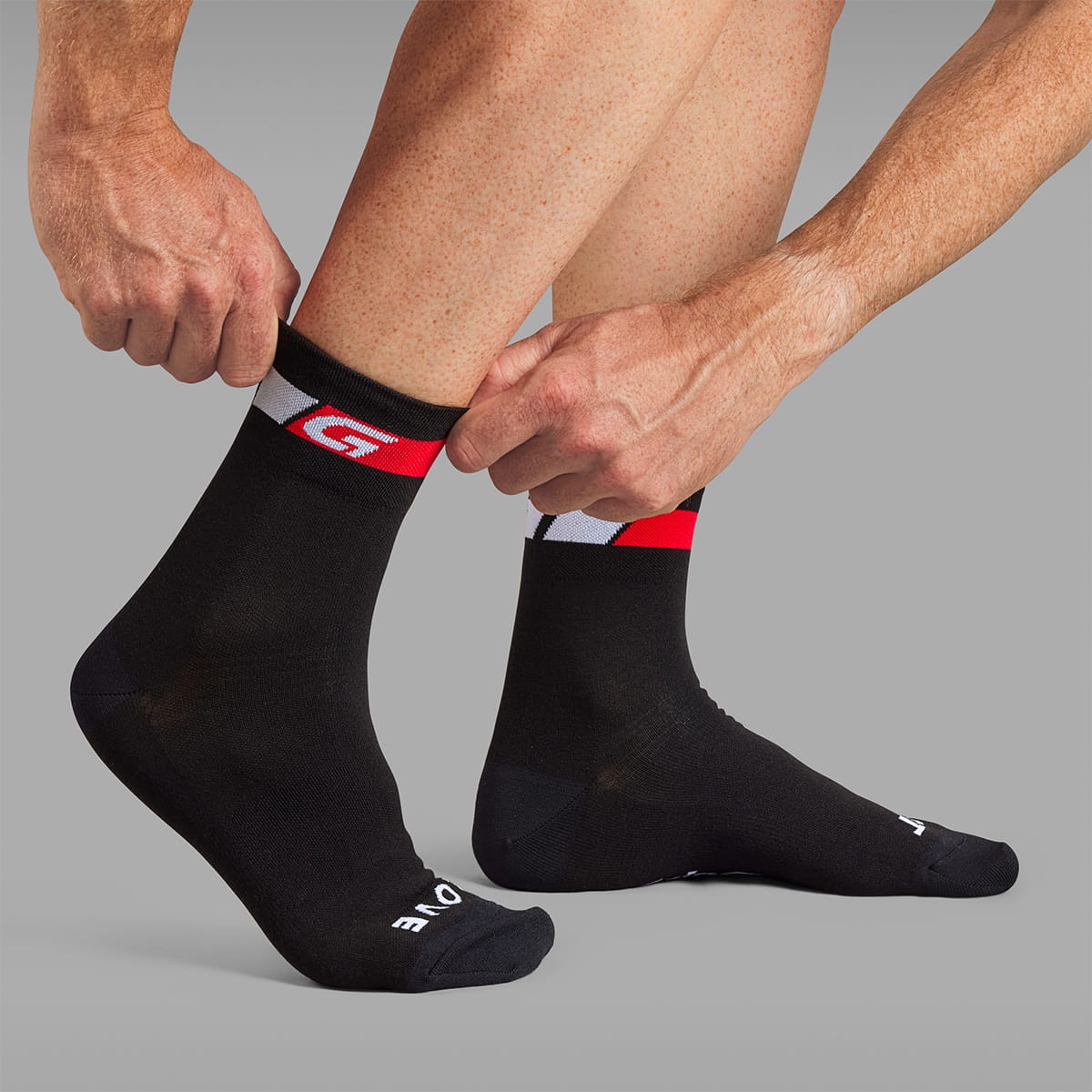 Chaussettes GRIPGRAB REGULAR CUT Noir - Image 3