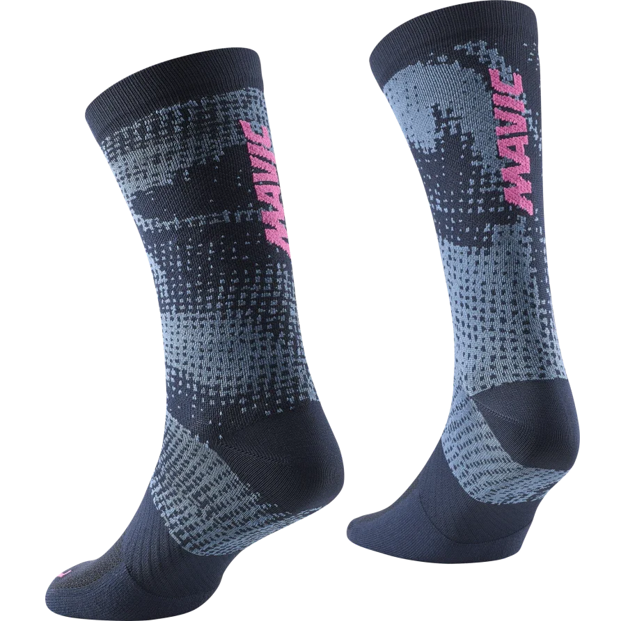 Chaussettes MAVIC ESSENTIAL GRAPHIC Bleu - Image 2
