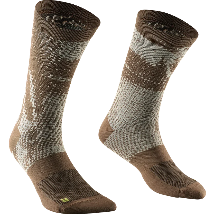 Chaussettes MAVIC ESSENTIAL GRAPHIC Marron