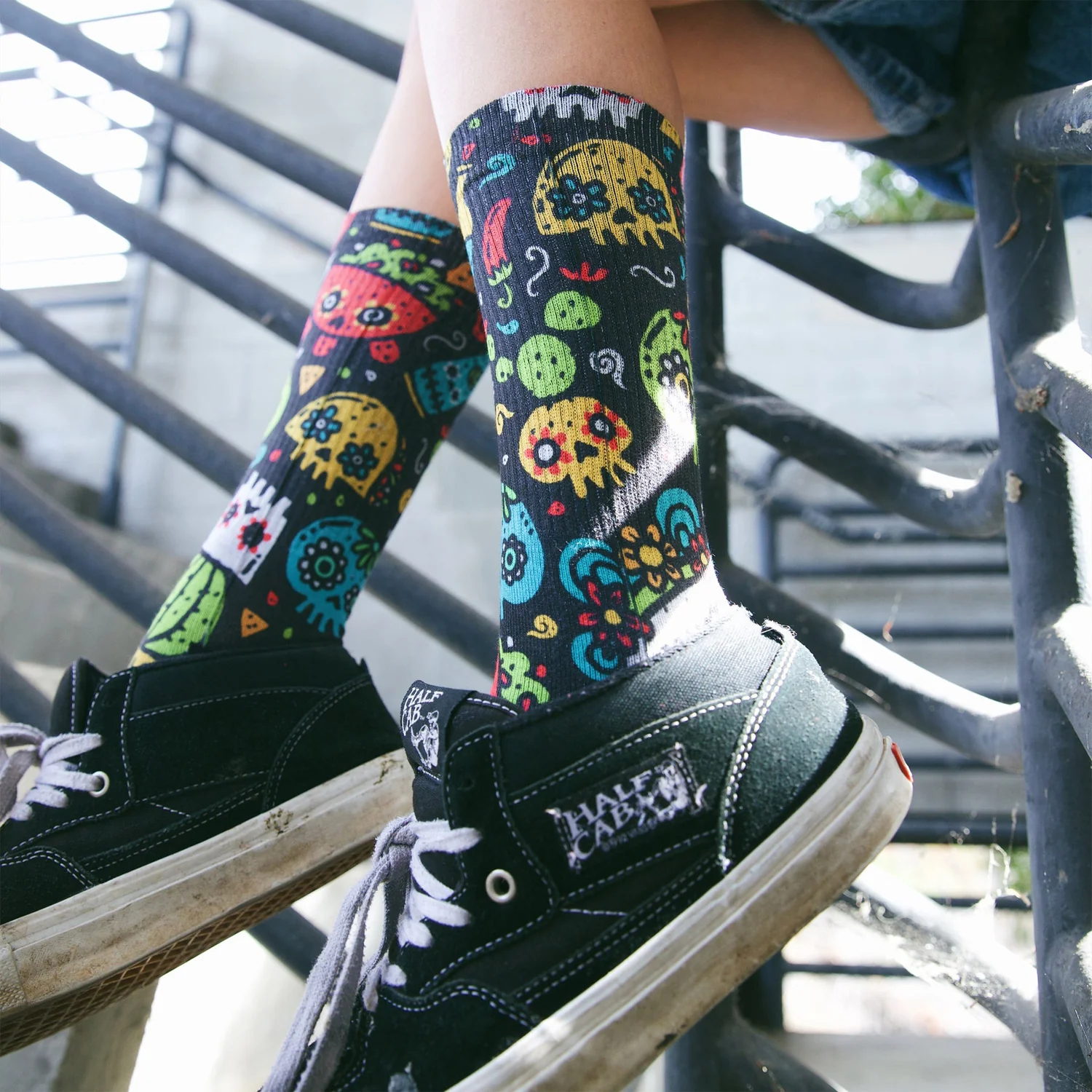Chaussettes MERGE4 WALMAZAN SUGAR SKULL MINI - Image 4