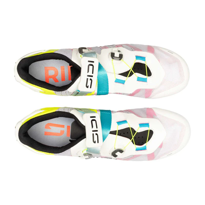 Chaussures Route SIDI WIRE 3 Blanc/Jaune - Image 4