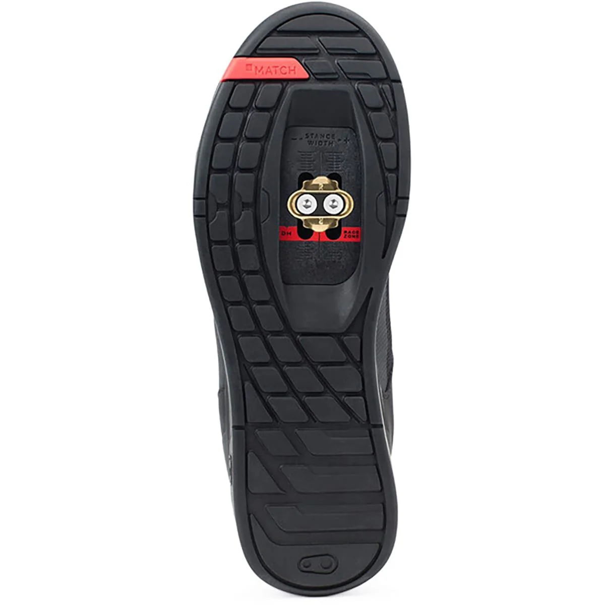 Chaussures VTT CRANKBROTHERS MALLET LACE CLIP-IN Noir/Rouge - Image 3