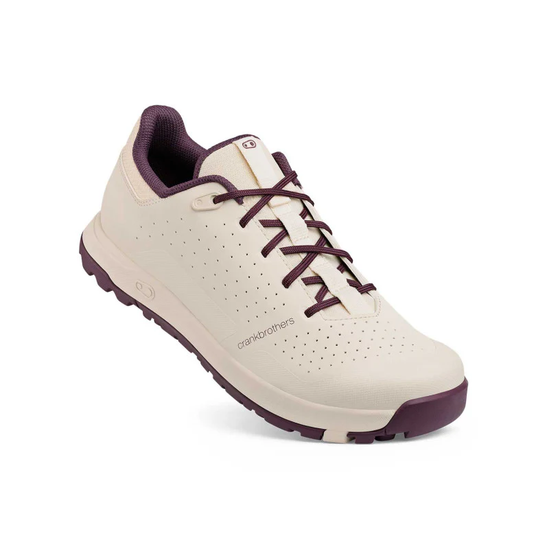 Chaussures VTT CRANKBROTHERS MALLET TRAIL LACE CLIP Blanc/Purple