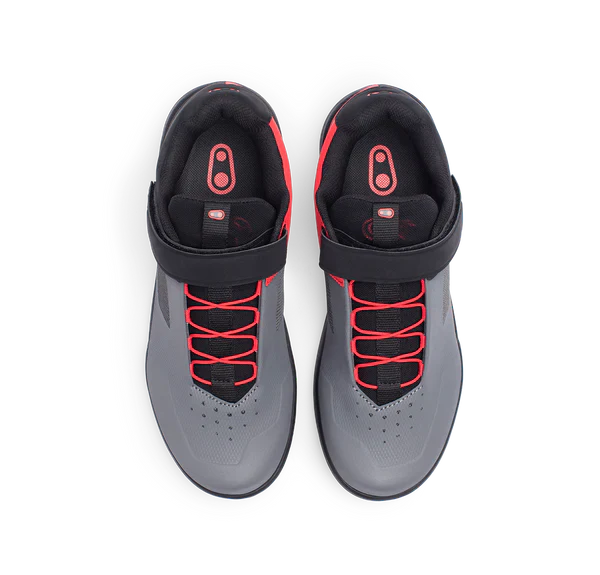 Chaussures VTT CRANKBROTHERS STAMP SPEED LACE FLAT Gris/Rouge - Image 4
