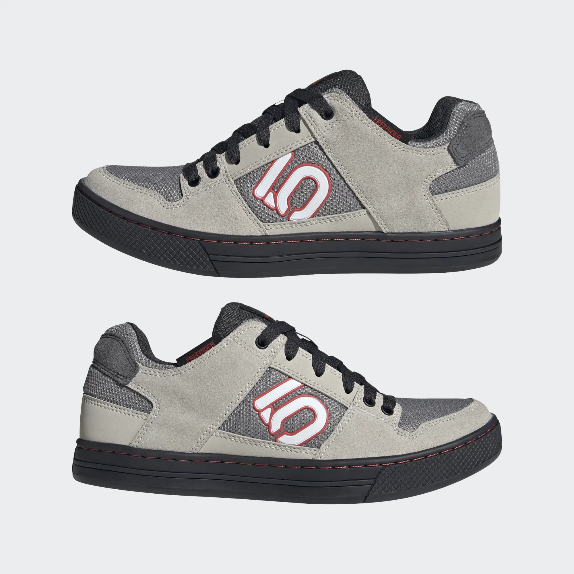 Chaussures VTT ADIDAS FIVE TEN FREERIDER Gris/Blanc - Image 5