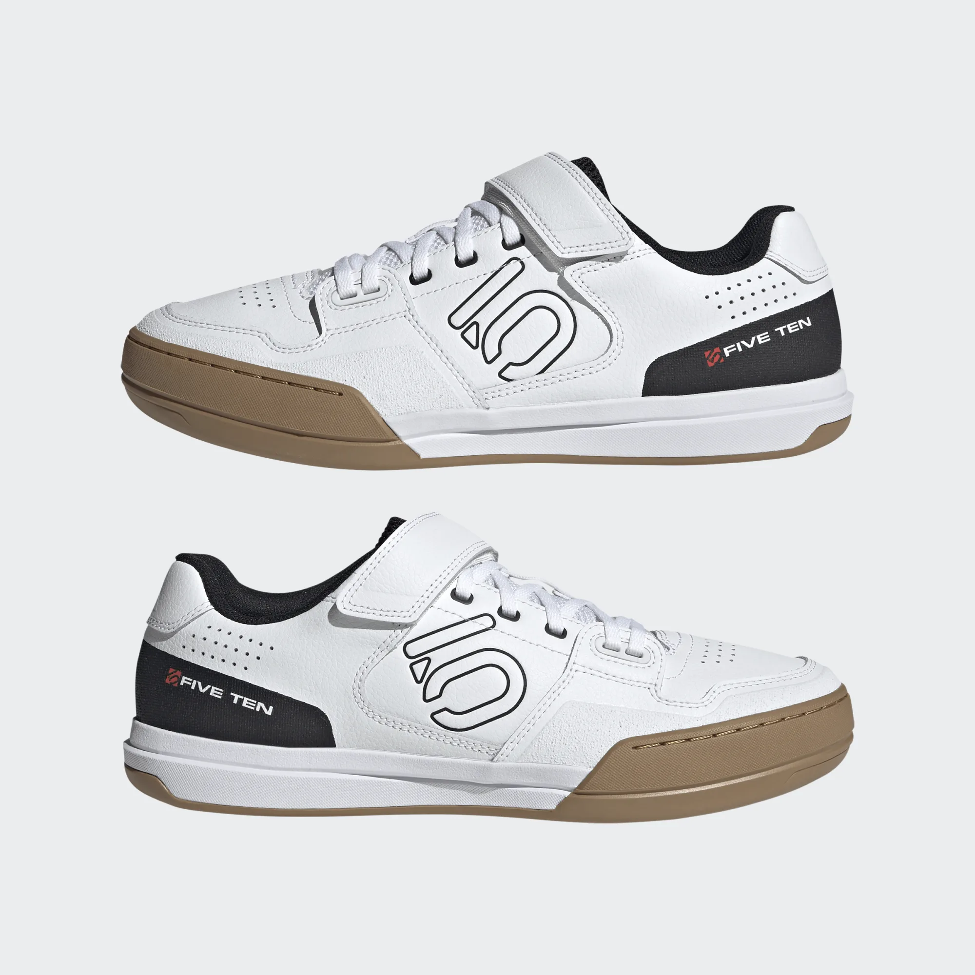 Chaussures VTT ADIDAS FIVE TEN HELLCAT Blanc/Noir/Rouge - Image 9