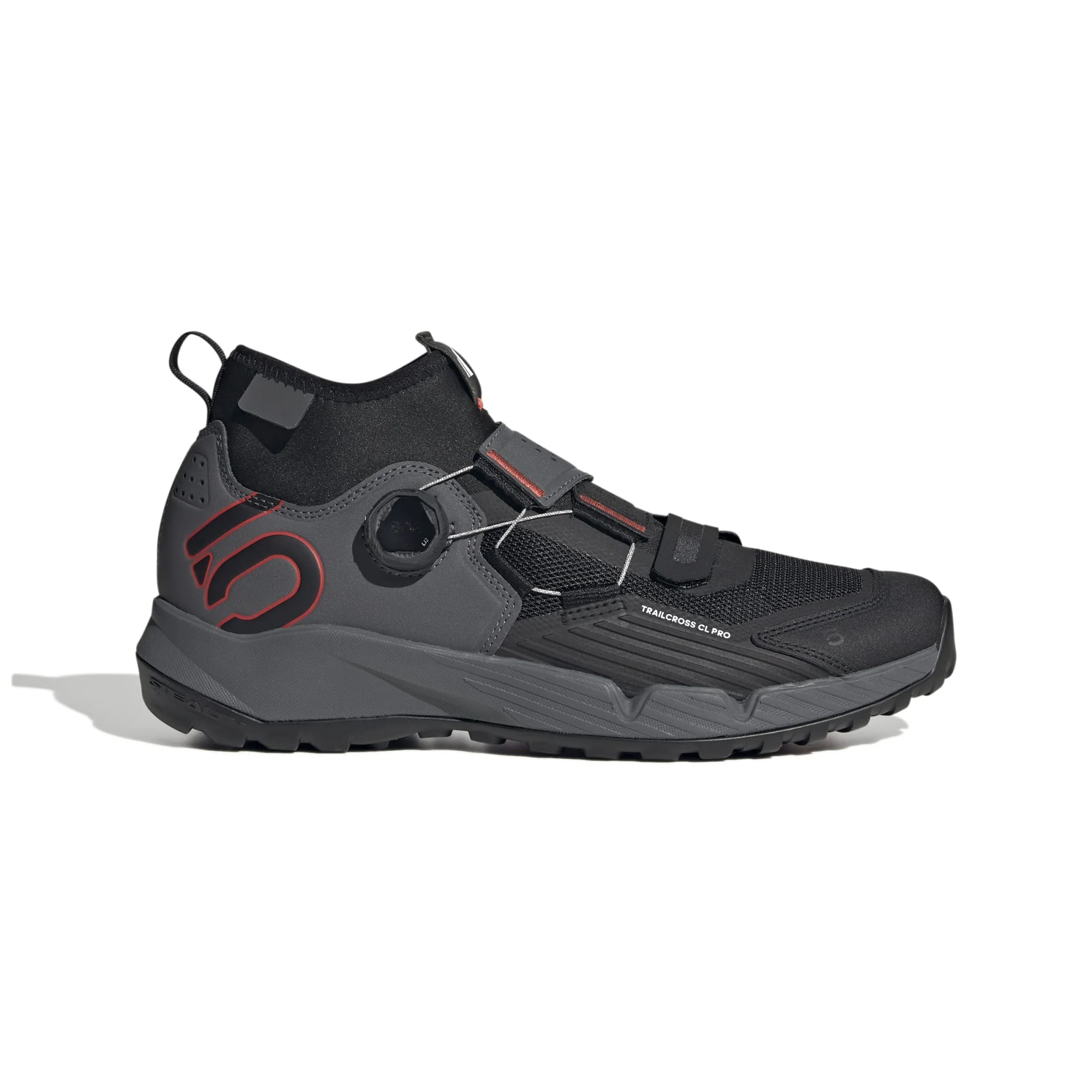 Chaussures VTT ADIDAS FIVE TEN TRAILCROSS PRO CLIP-IN Gris/Noir/Rouge