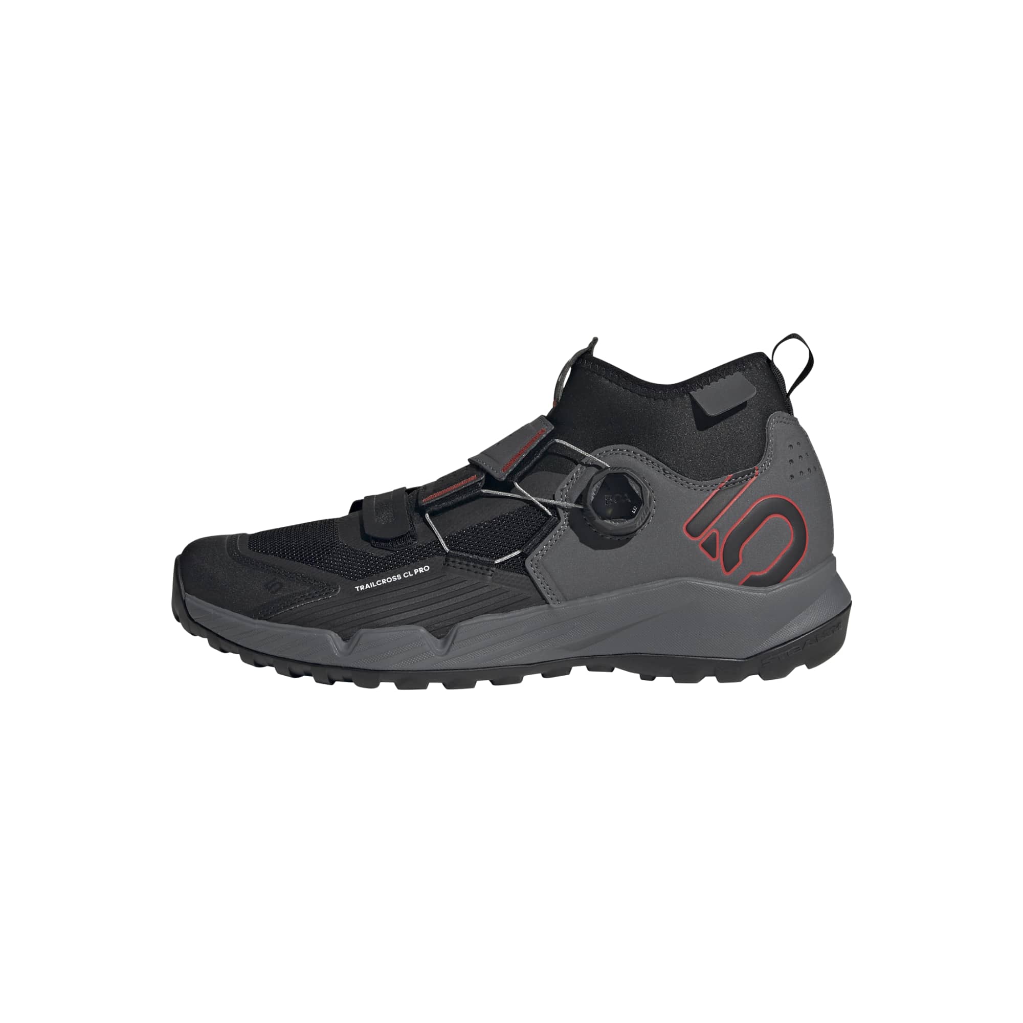 Chaussures VTT ADIDAS FIVE TEN TRAILCROSS PRO CLIP-IN Gris/Noir/Rouge - Image 10