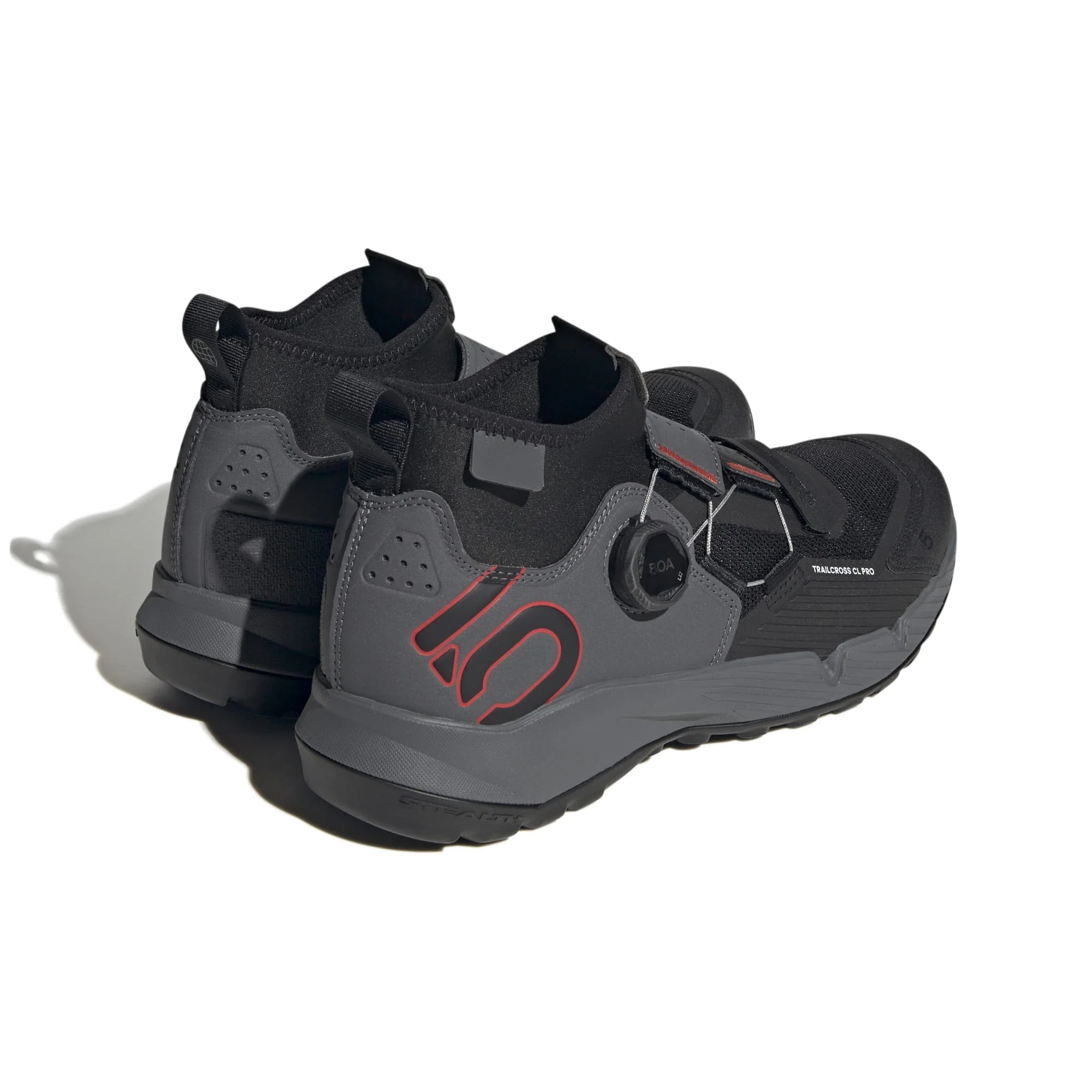Chaussures VTT ADIDAS FIVE TEN TRAILCROSS PRO CLIP-IN Gris/Noir/Rouge - Image 6