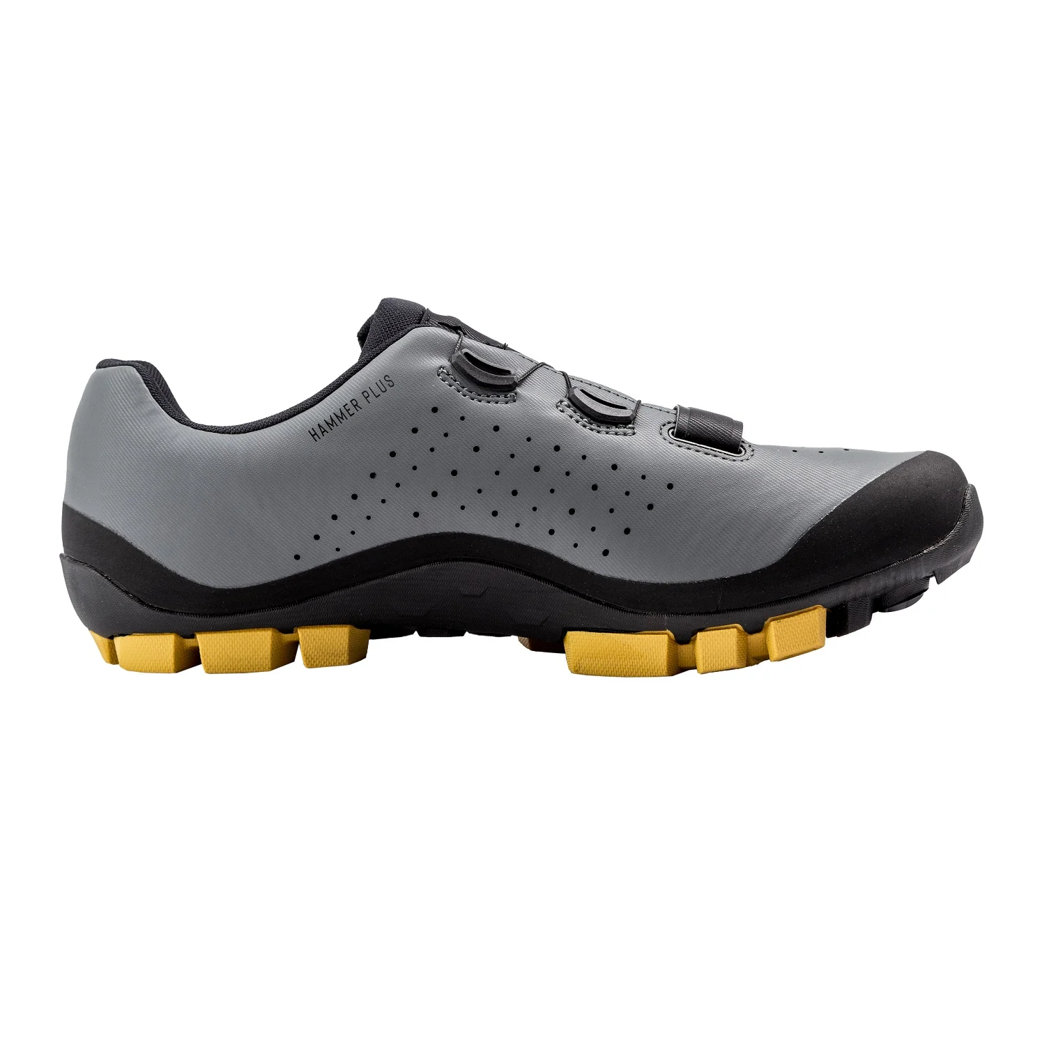 Chaussures VTT XC/Gravel NORTHWAVE HAMMER PLUS Gris/Jaune - Image 3