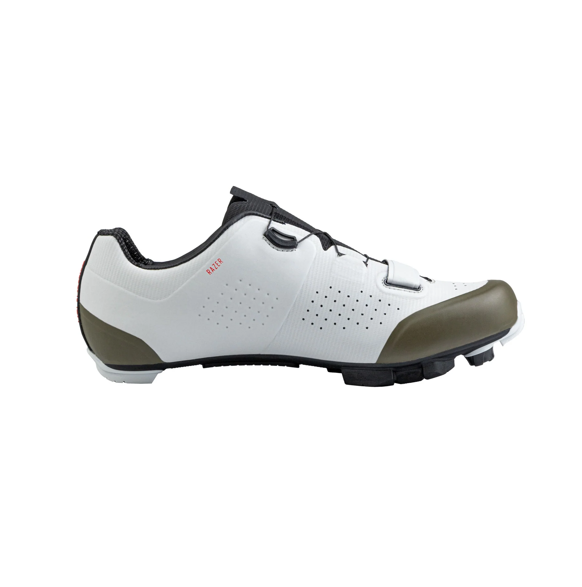 Chaussures VTT XC/Gravel NORTHWAVE RAZER Gris Clair/Vert - Image 3