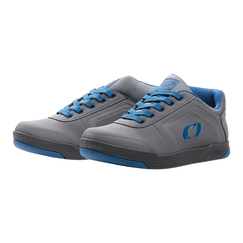 Chaussures VTT O'NEAL PINNED PRO FLAT Gris/Bleu - Image 3