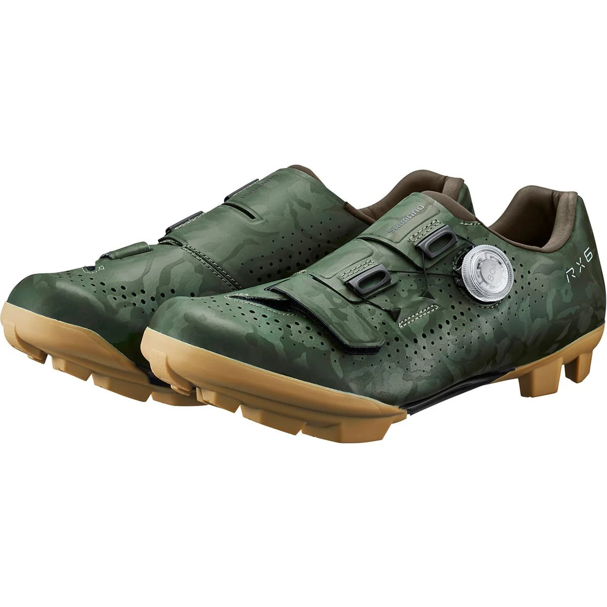 Chaussures VTT XC/Gravel SHIMANO RX600 Vert - Image 3