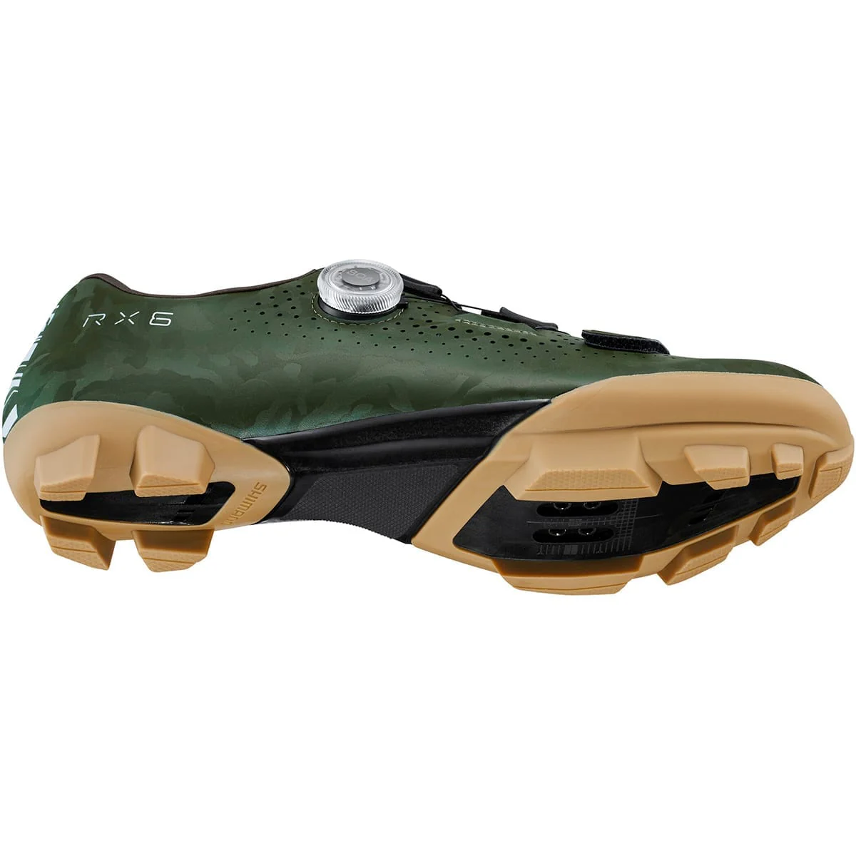 Chaussures VTT XC/Gravel SHIMANO RX600 Vert - Image 5