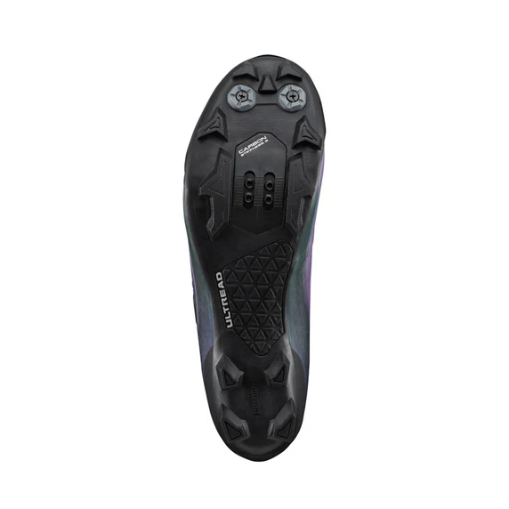 Chaussures VTT SHIMANO XC703 Butterfly Argent/Violet - Image 2