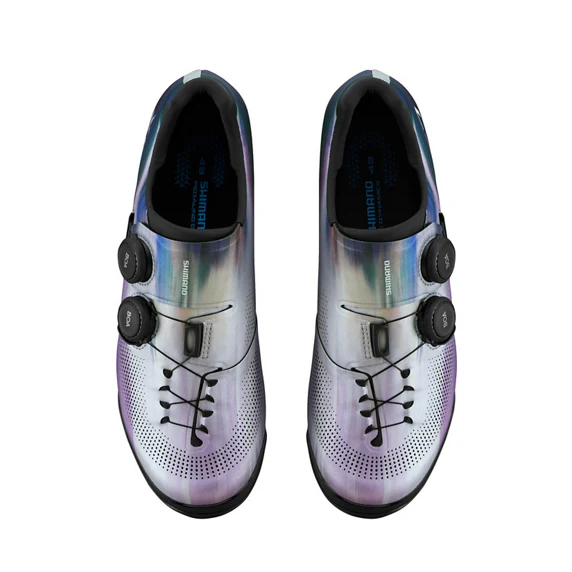 Chaussures VTT SHIMANO XC703 Butterfly Argent/Violet - Image 5