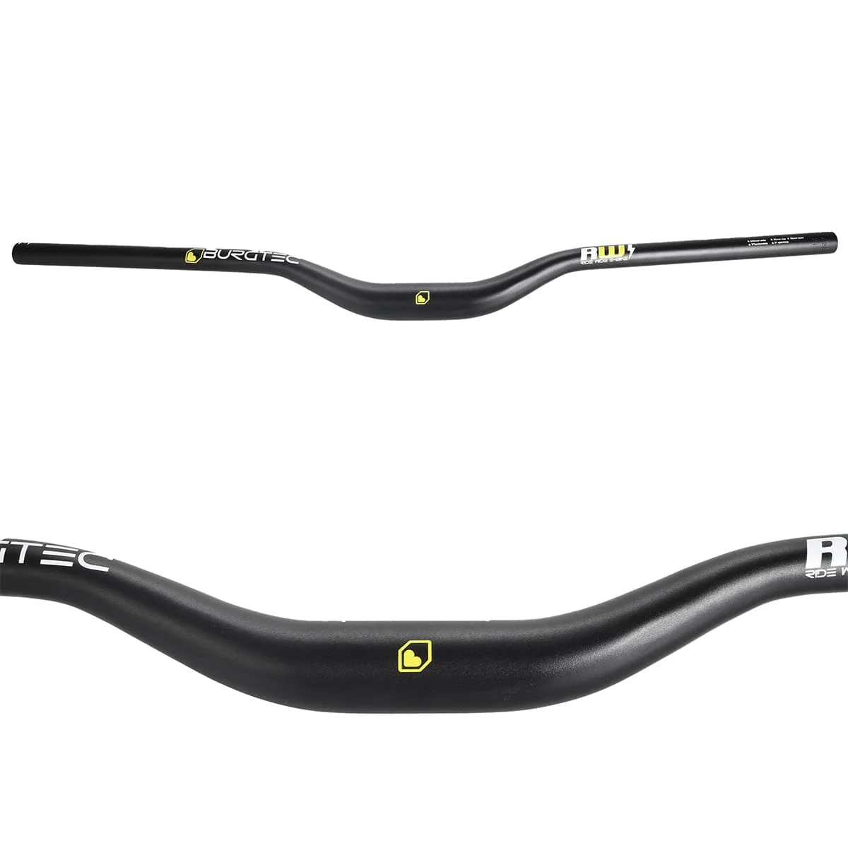 Cintre BURGTEC RIDE WIDE E-BIKE Rise 35mm 800mm Noir - Image 2