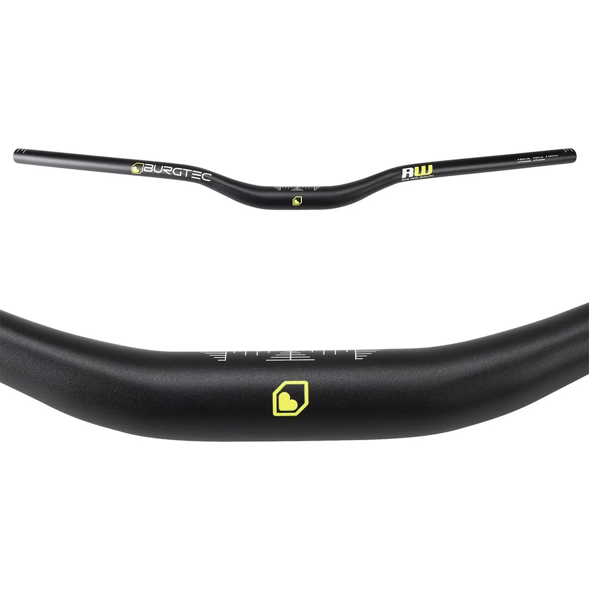 Cintre BURGTEC RIDE WIDE ENDURO Rise 30mm 800mm Noir - Image 2