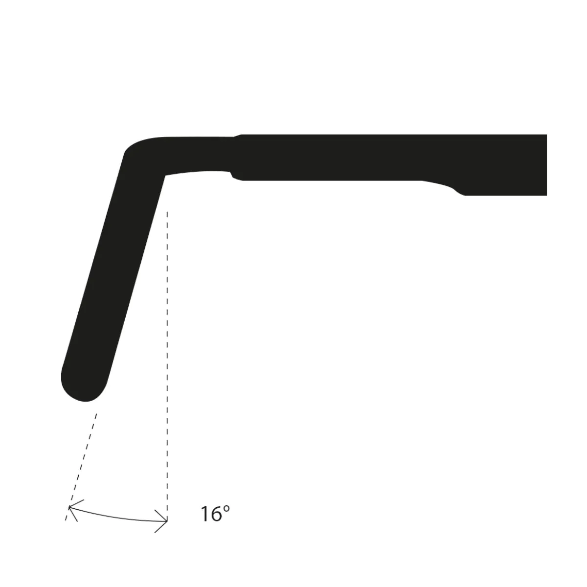 Cintre Gravel DEDA SUPERZERO CARBONE UD POB Finish Flare 16° - Image 7