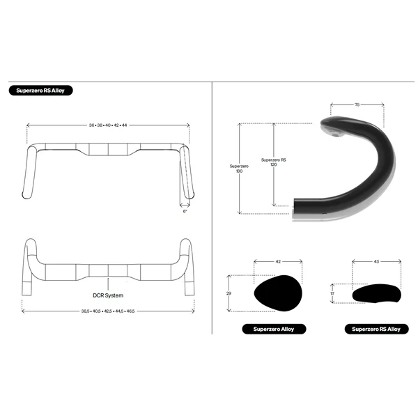 Cintre DEDA SUPERZERO RS ALU POB Finish - Image 7