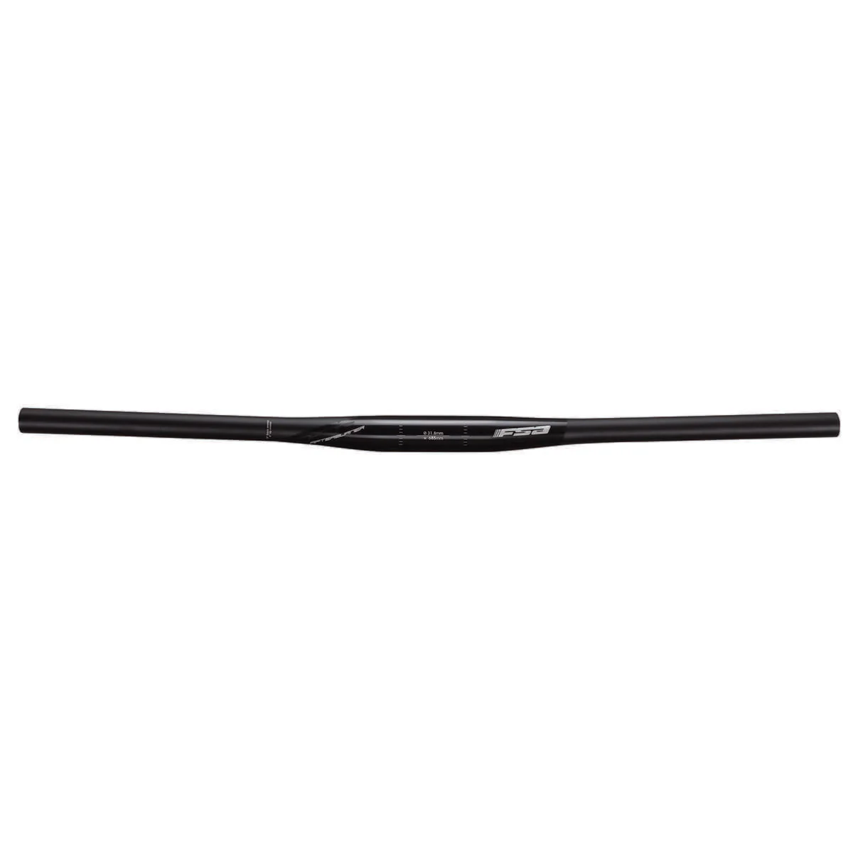 Cintre FSA AFTERBURNER Aluminium Plat 31.8/740mm Noir