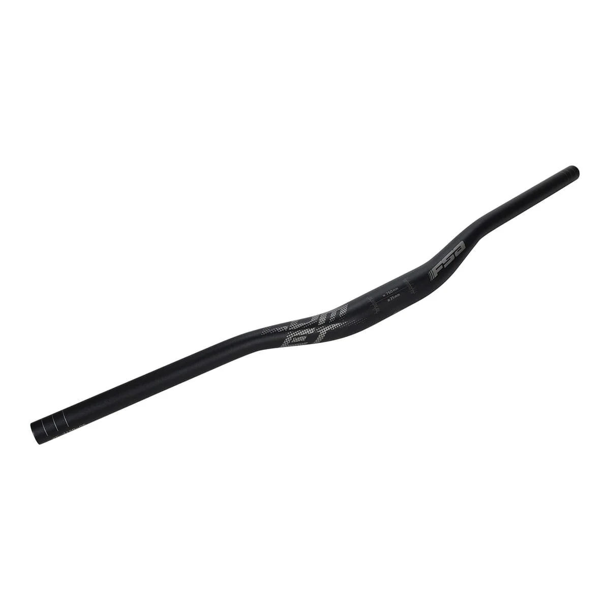 Cintre FSA COMET Aluminium Rise 25mm 35/760mm Noir - Image 2