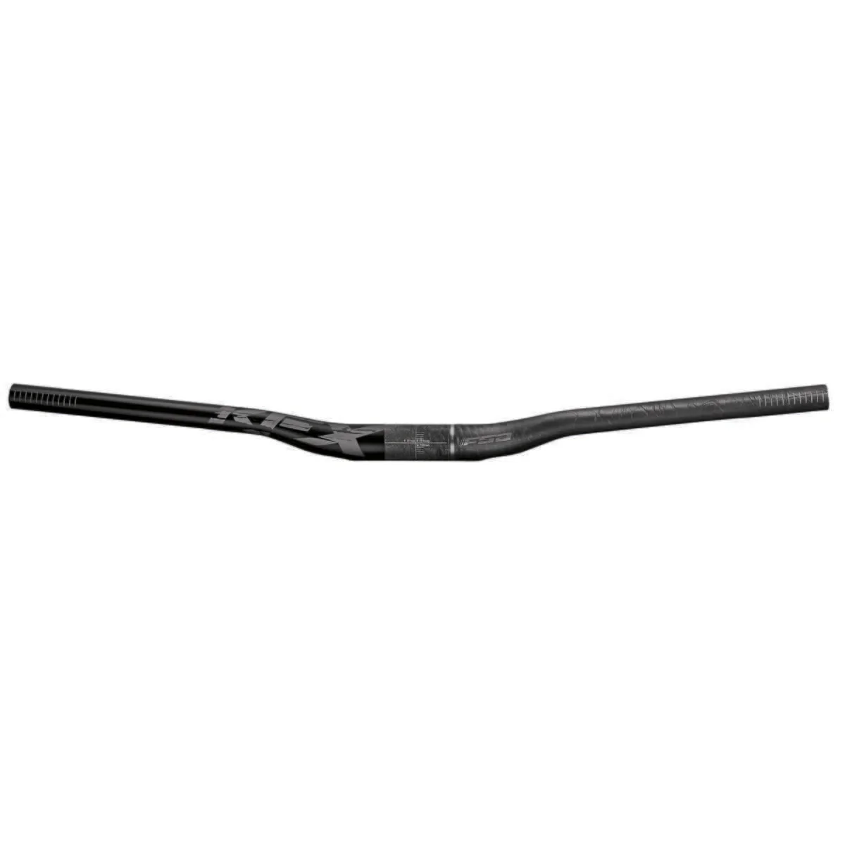 Cintre FSA KFX Carbone Rise 18mm 31.8/700mm Gris
