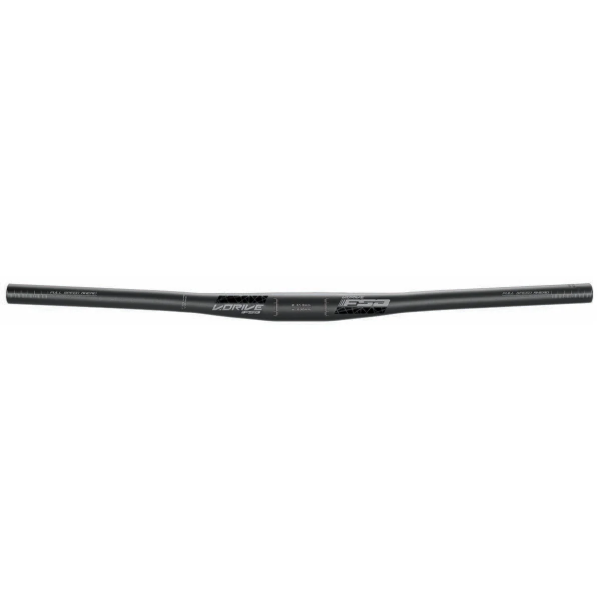 Cintre FSA V-Drive Aluminium Plat 31.8/740mm Noir