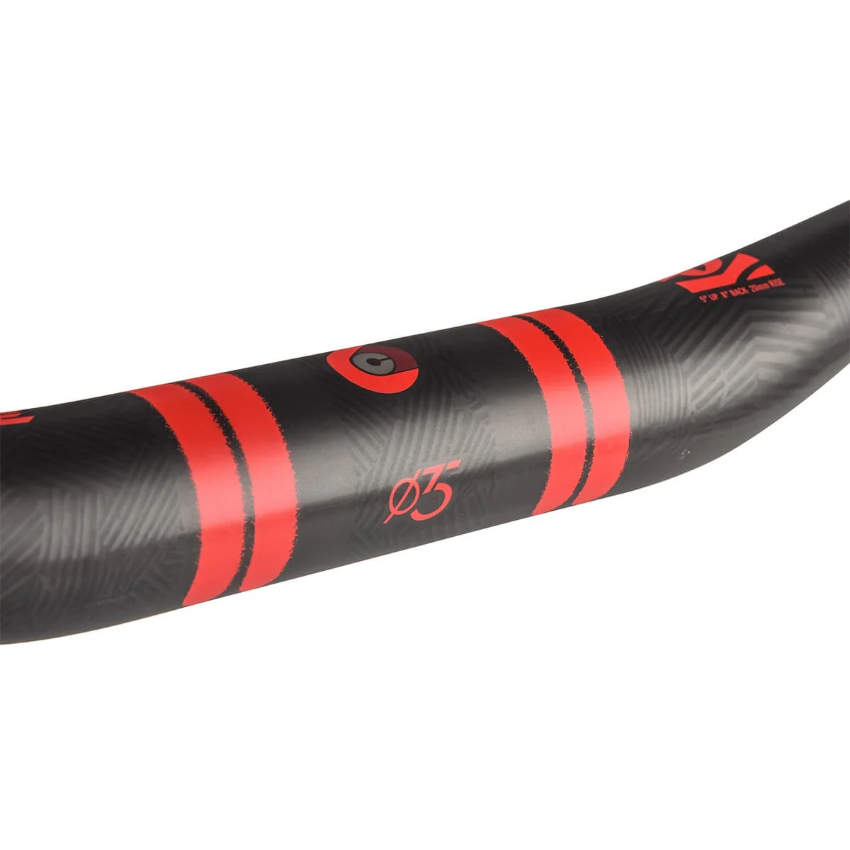 Cintre RACE FACE SIXC Carbone Rise 20mm 820mm Rouge - Image 3