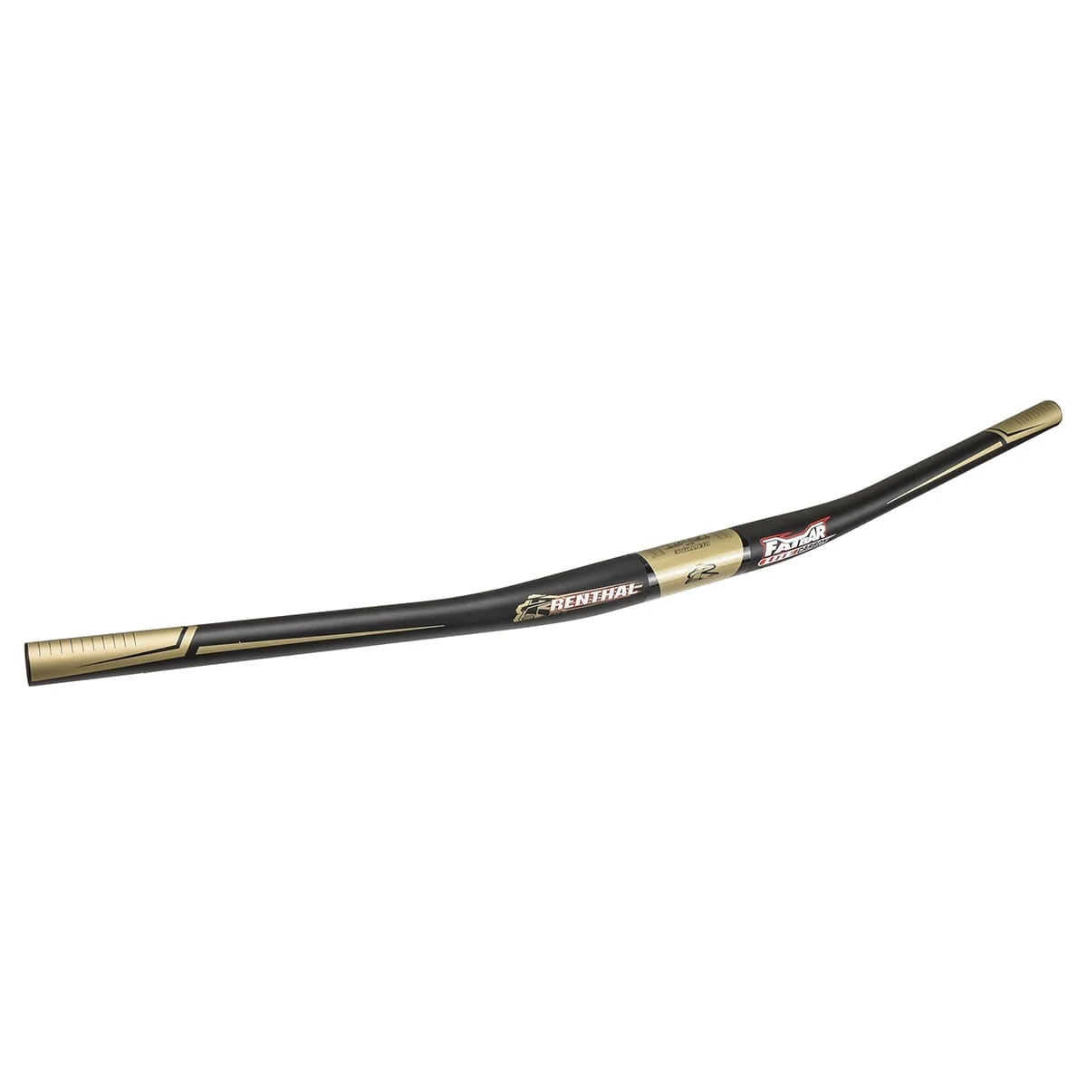 Cintre RENTHAL FATBAR LITE Carbone Rise Plat 780mm Noir